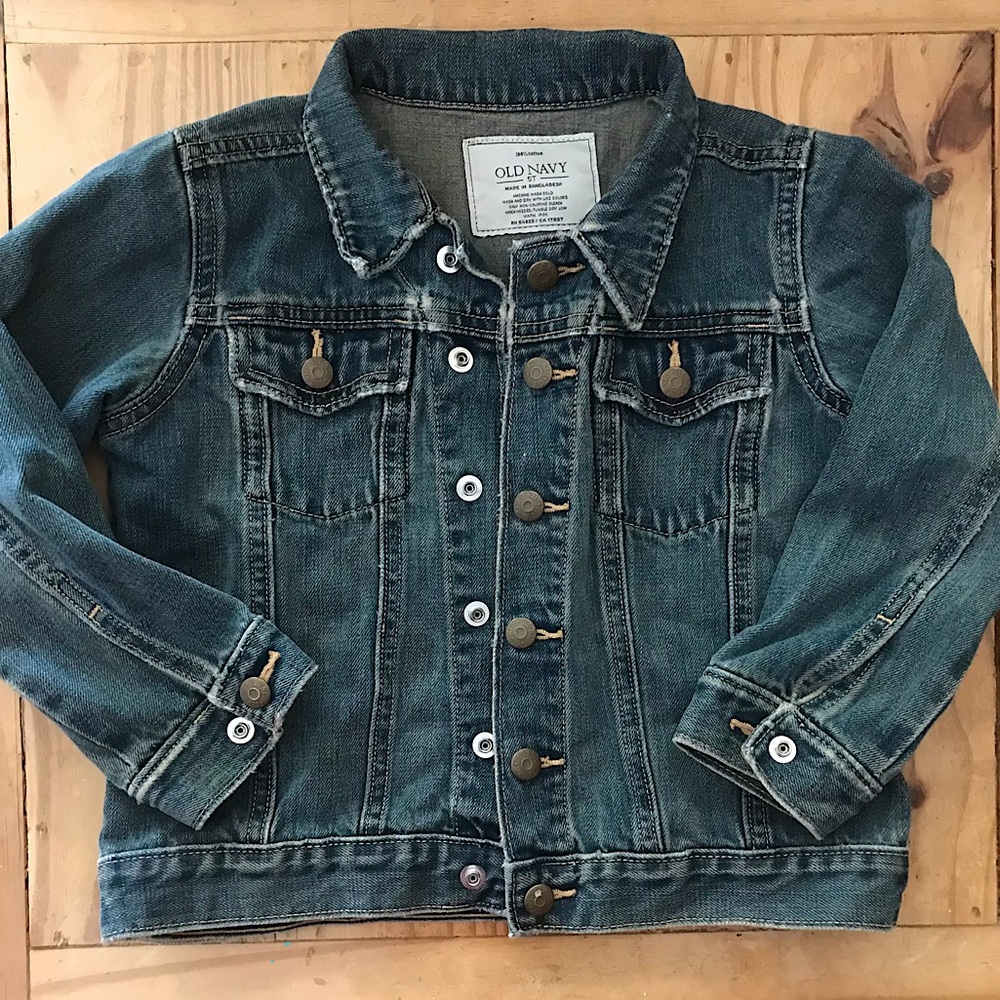 Boys GAP Denim Jean Jacket Toddler sz 5